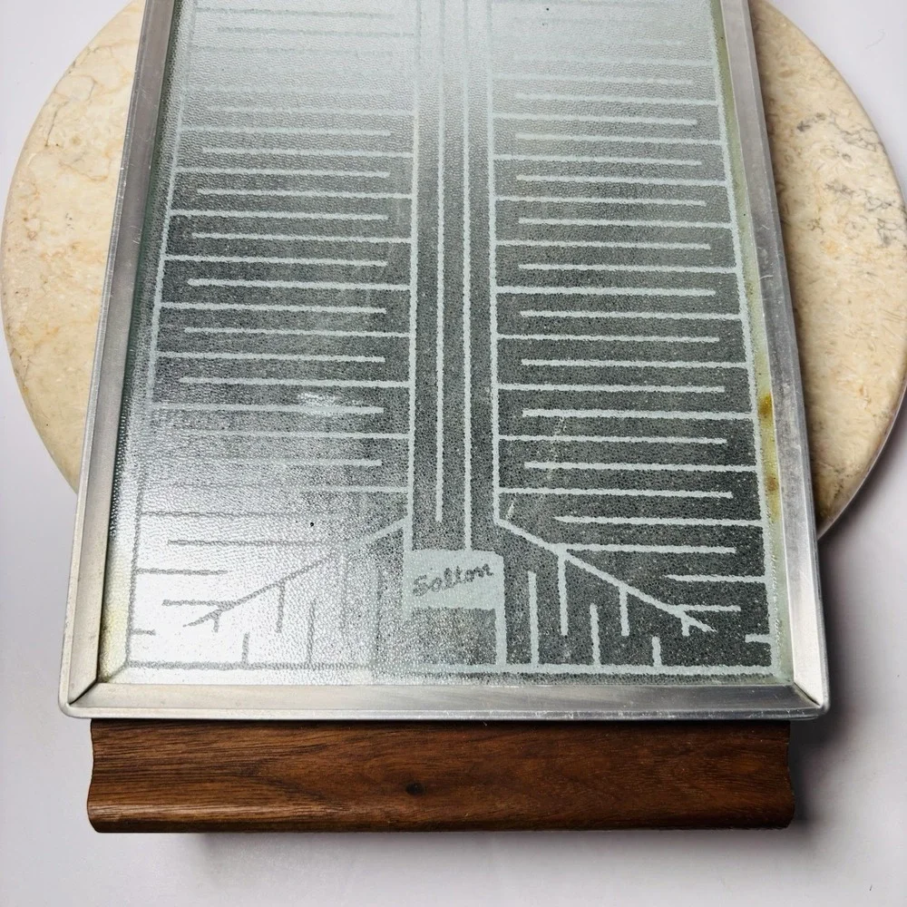 VTG MCM Salton Cosmopolitan Automatic Food Warmer H-110 Hot Plate WORKS NO CORD‎